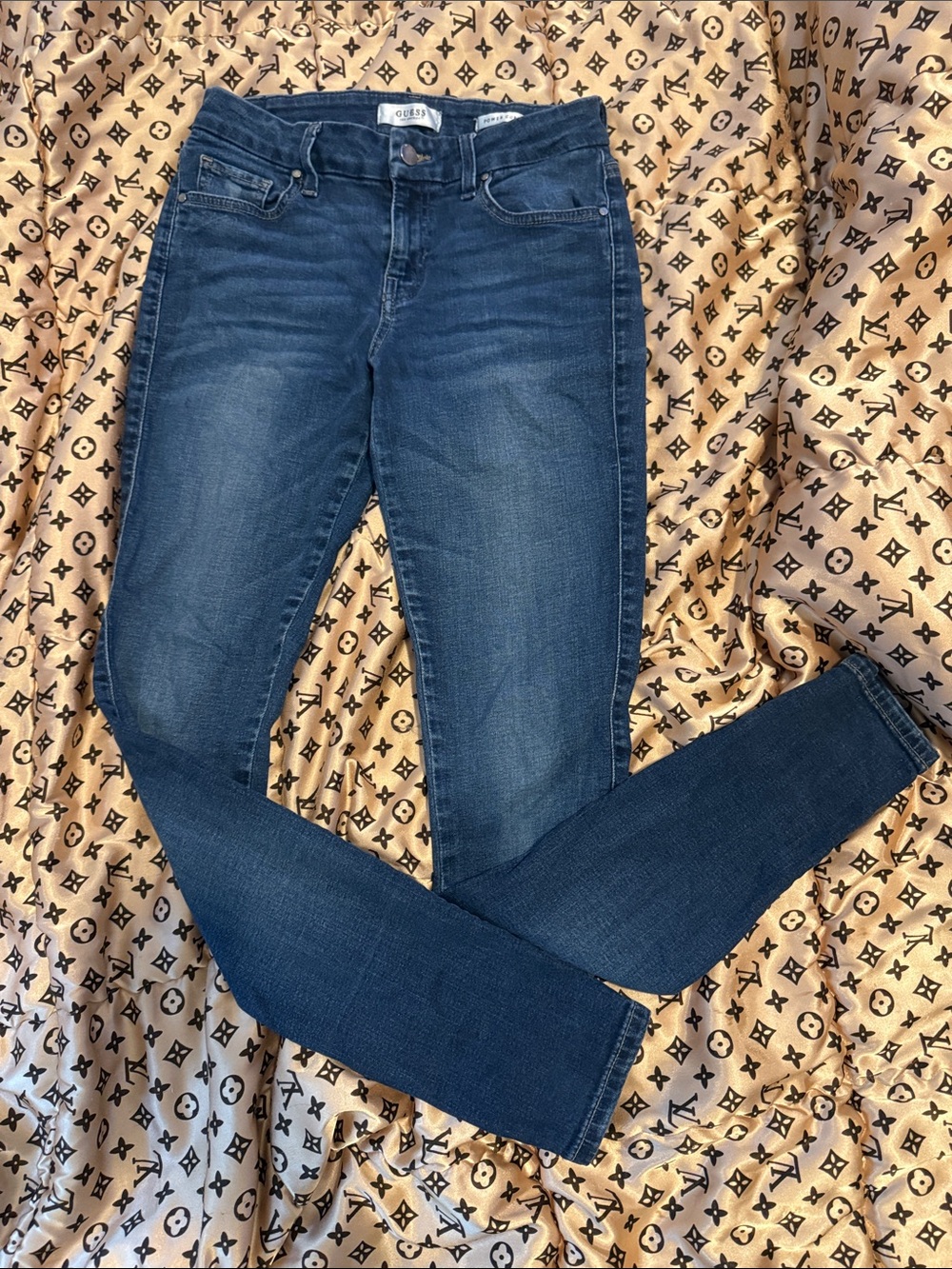 Guess power curvy mid size 28 Women’s Dark Blue Slim Fit Jeans